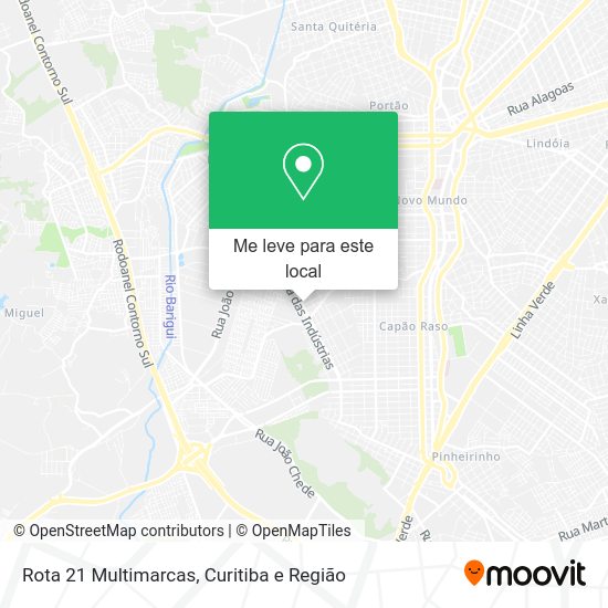Rota 21 Multimarcas mapa
