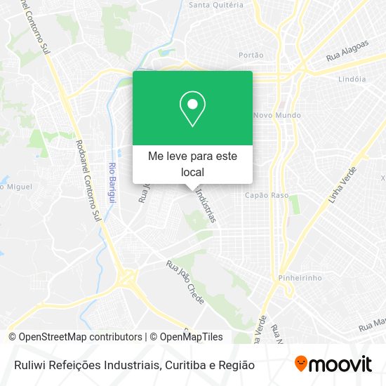 Ruliwi Refeições Industriais mapa