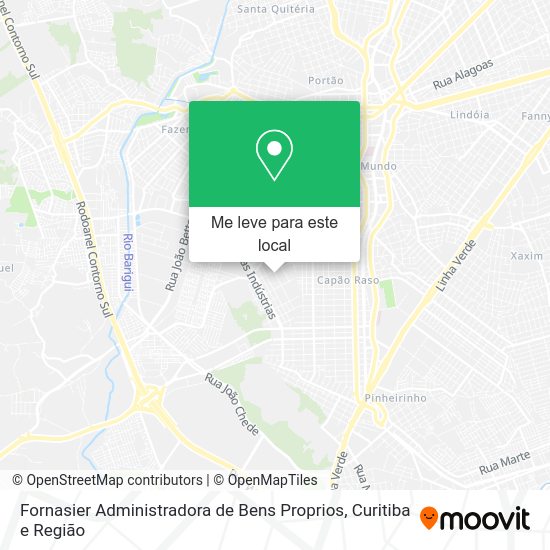Fornasier Administradora de Bens Proprios mapa
