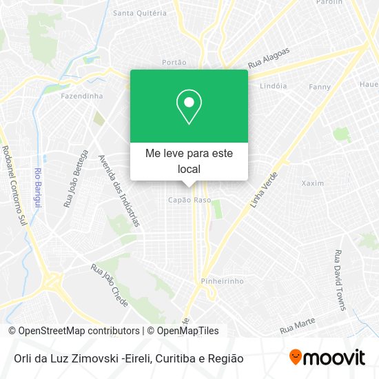 Orli da Luz Zimovski -Eireli mapa