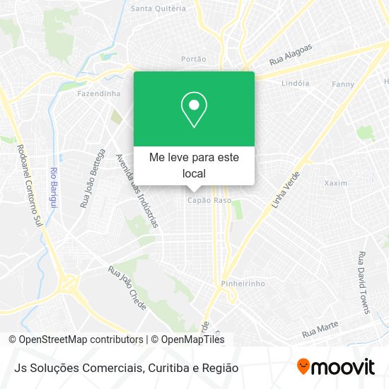 Js Soluções Comerciais mapa