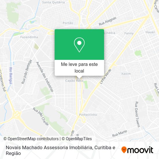 Novais Machado Assessoria Imobiliária mapa