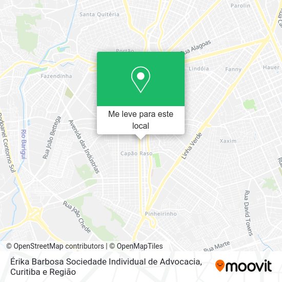 Érika Barbosa Sociedade Individual de Advocacia mapa