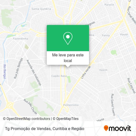 Tg Promoção de Vendas mapa