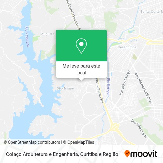 Colaço Arquitetura e Engenharia mapa