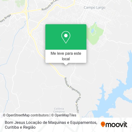 Bom Jesus Locação de Maquinas e Equipamentos mapa