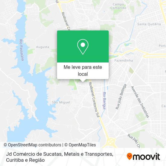 Jd Comércio de Sucatas, Metais e Transportes mapa