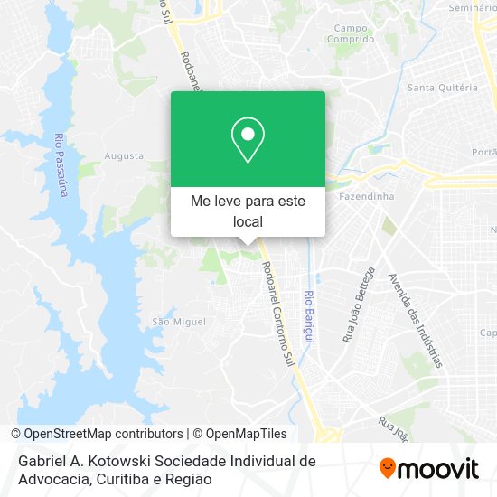 Gabriel A. Kotowski Sociedade Individual de Advocacia mapa