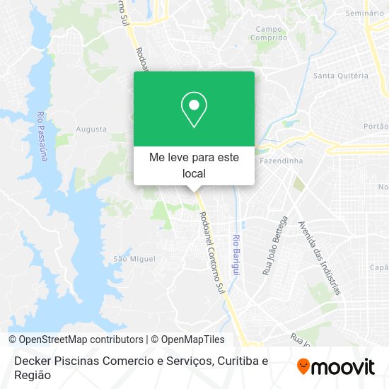Decker Piscinas Comercio e Serviços mapa