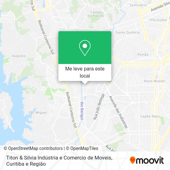 Titon & Silvia Indústria e Comercio de Moveis mapa