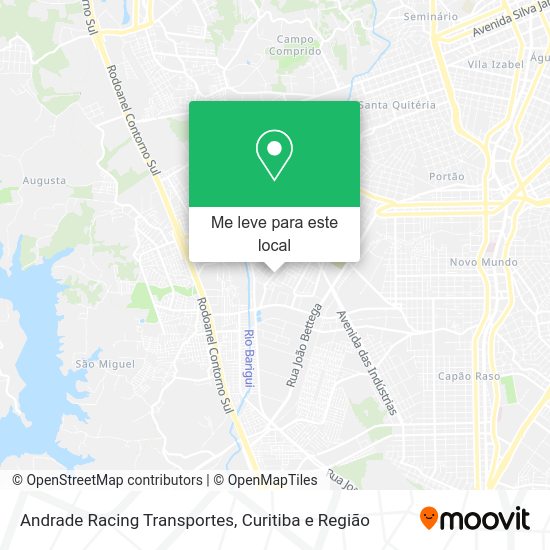 Andrade Racing Transportes mapa