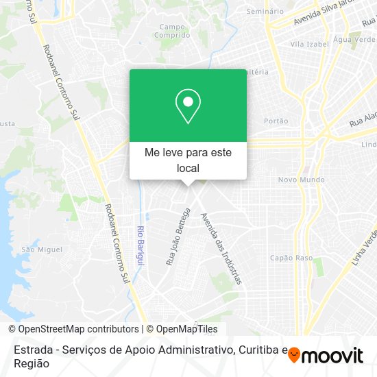 Estrada - Serviços de Apoio Administrativo mapa
