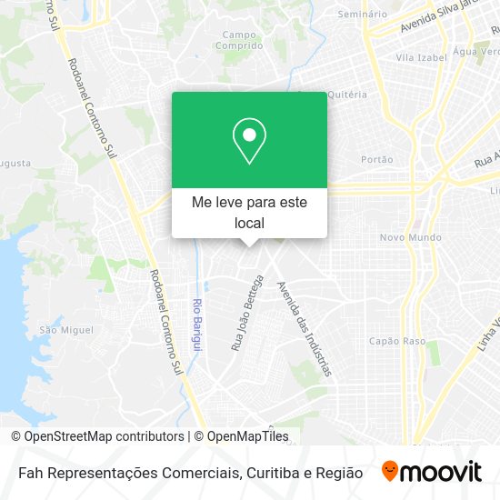 Fah Representações Comerciais mapa