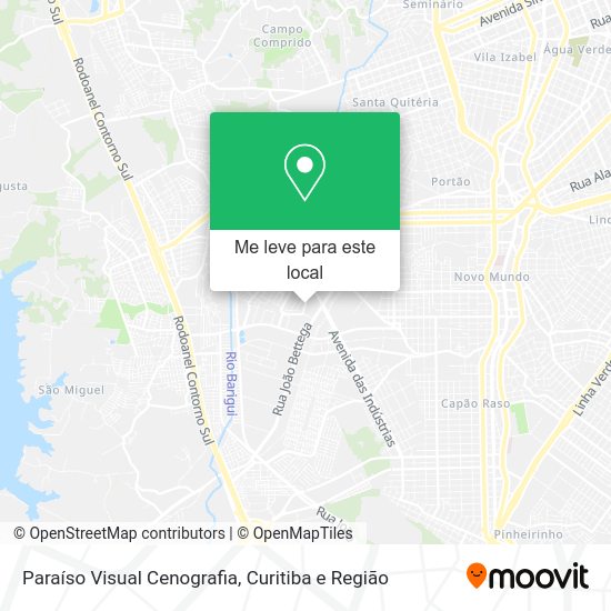 Paraíso Visual Cenografia mapa