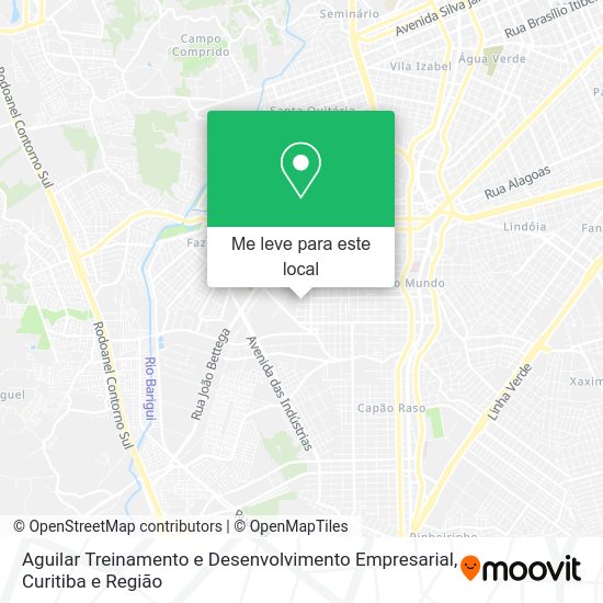 Aguilar Treinamento e Desenvolvimento Empresarial mapa