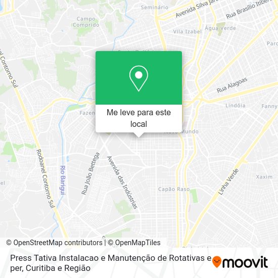 Press Tativa Instalacao e Manutenção de Rotativas e per mapa