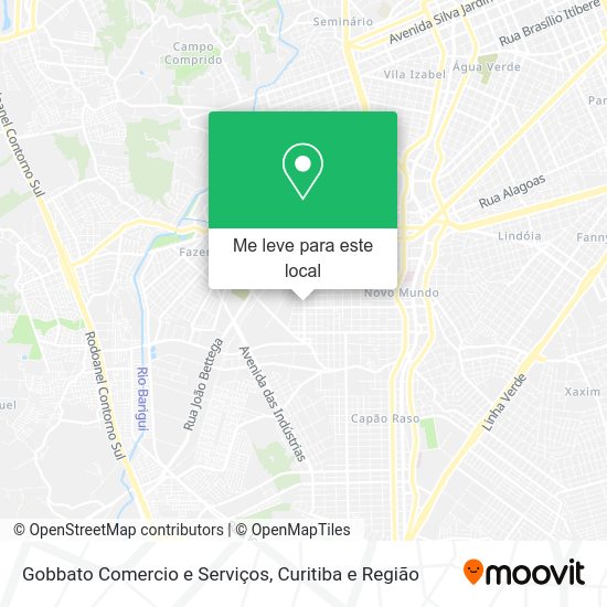 Gobbato Comercio e Serviços mapa