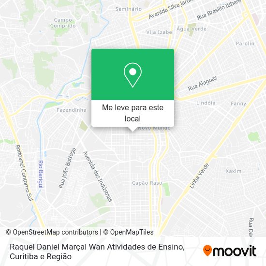 Raquel Daniel Marçal Wan Atividades de Ensino mapa