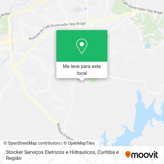 Stocker Serviços Eletricos e Hidraulicos mapa
