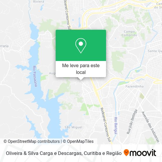 Oliveira & Silva Carga e Descargas mapa