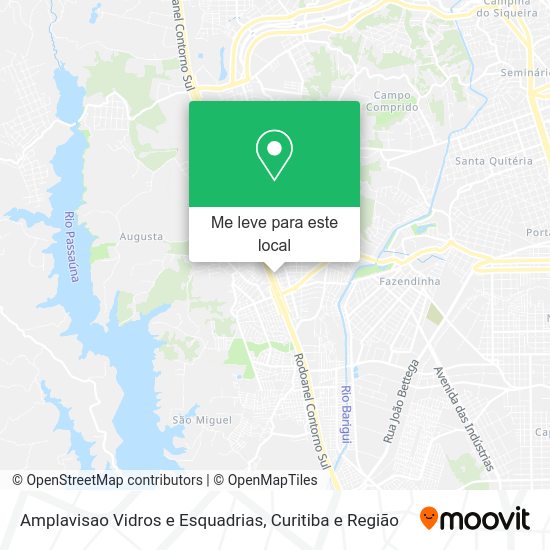Amplavisao Vidros e Esquadrias mapa