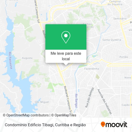 Condomínio Edificio Tibagi mapa