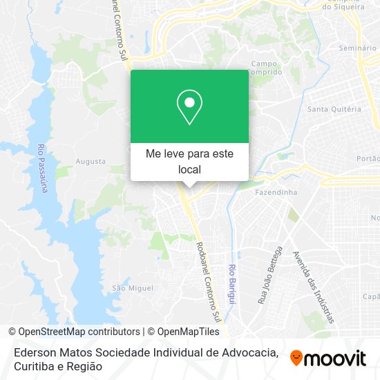 Ederson Matos Sociedade Individual de Advocacia mapa