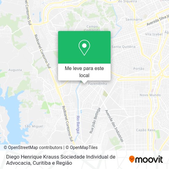 Diego Henrique Krauss Sociedade Individual de Advocacia mapa