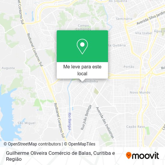 Guilherme Oliveira Comércio de Balas mapa