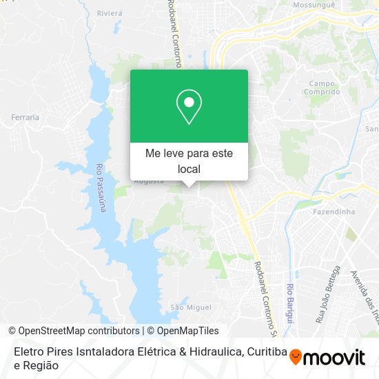 Eletro Pires Isntaladora Elétrica & Hidraulica mapa