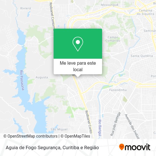 Aguia de Fogo Segurança mapa