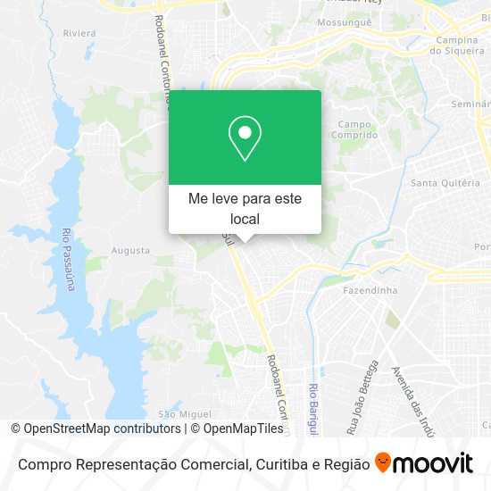 Compro Representação Comercial mapa