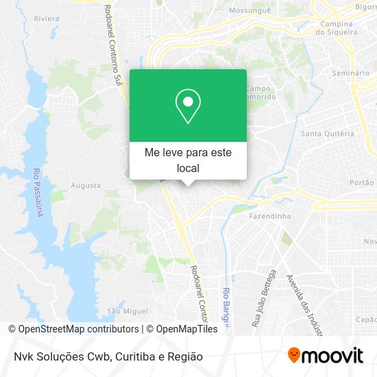 Nvk Soluções Cwb mapa