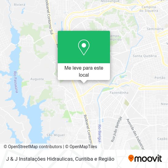 J & J Instalações Hidraulicas mapa