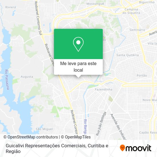 Guicalivi Representações Comerciais mapa
