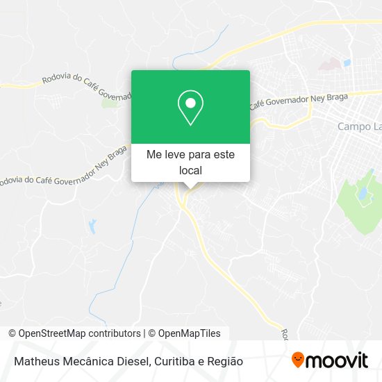 Matheus Mecânica Diesel mapa