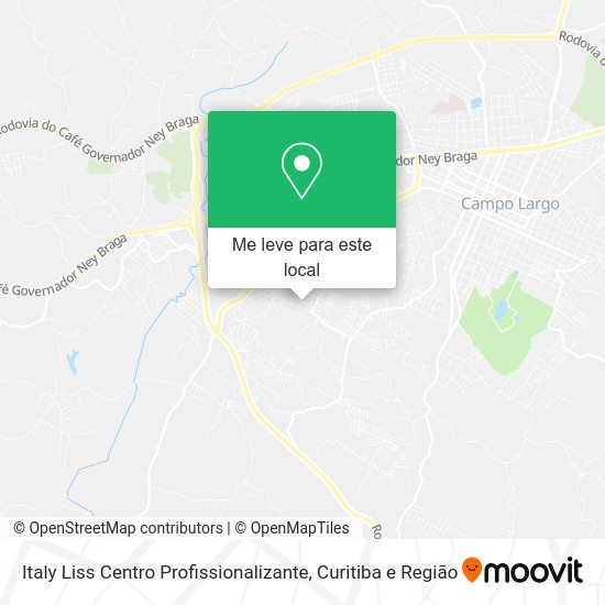 Italy Liss Centro Profissionalizante mapa