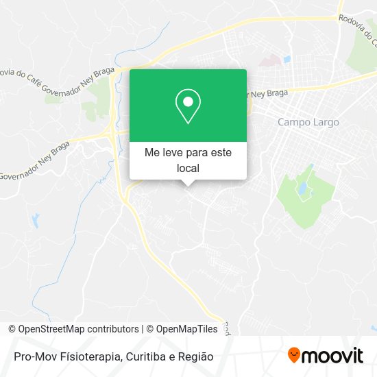 Pro-Mov Físioterapia mapa