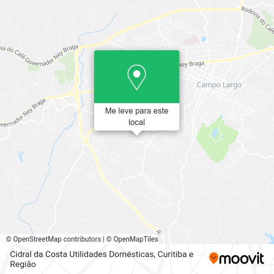 Cidral da Costa Utilidades Domésticas mapa