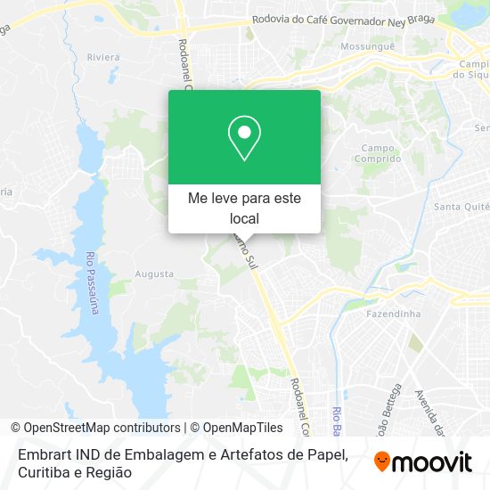 Embrart IND de Embalagem e Artefatos de Papel mapa