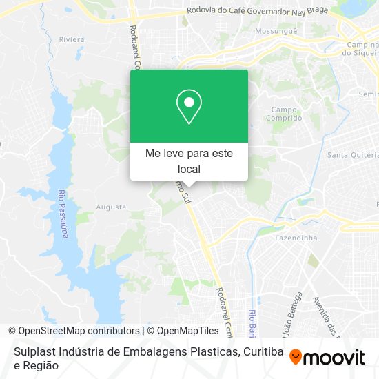 Sulplast Indústria de Embalagens Plasticas mapa