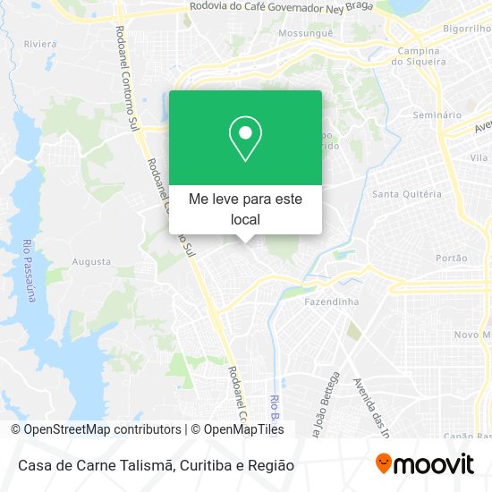 Casa de Carne Talismã mapa