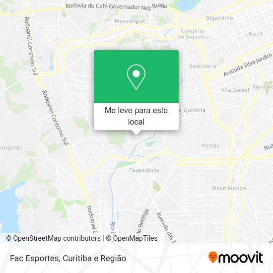 Fac Esportes mapa