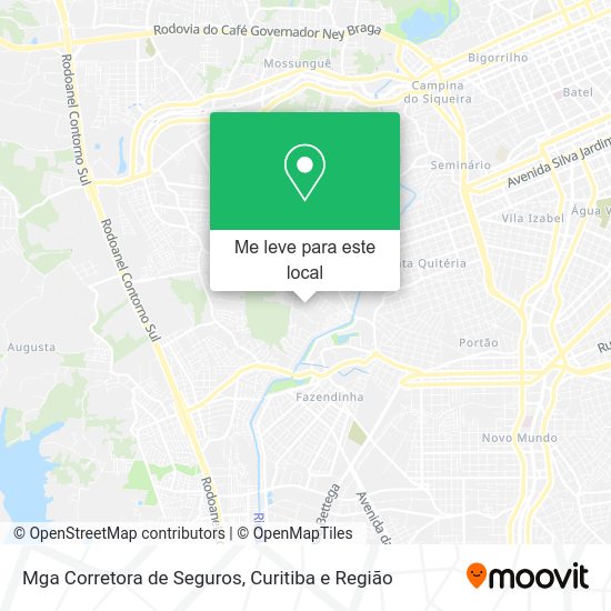 Mga Corretora de Seguros mapa