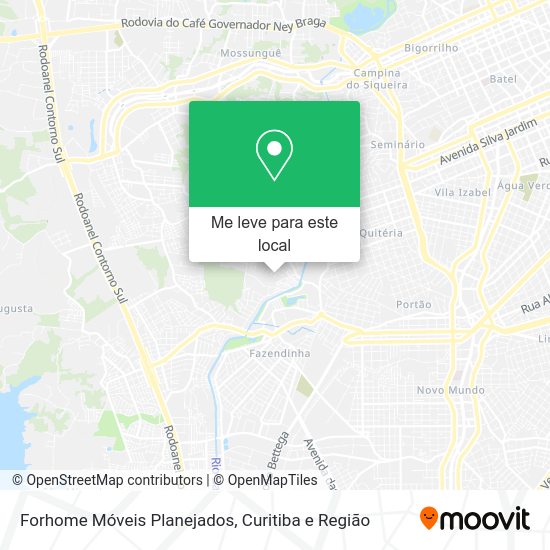 Forhome Móveis Planejados mapa