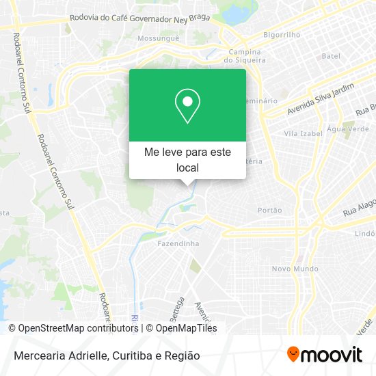 Mercearia Adrielle mapa
