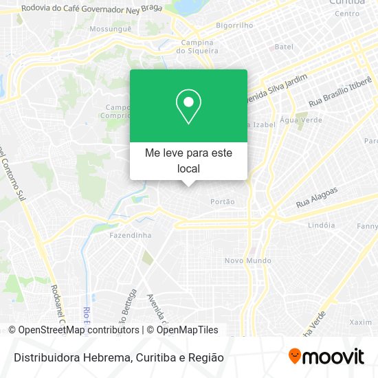 Distribuidora Hebrema mapa