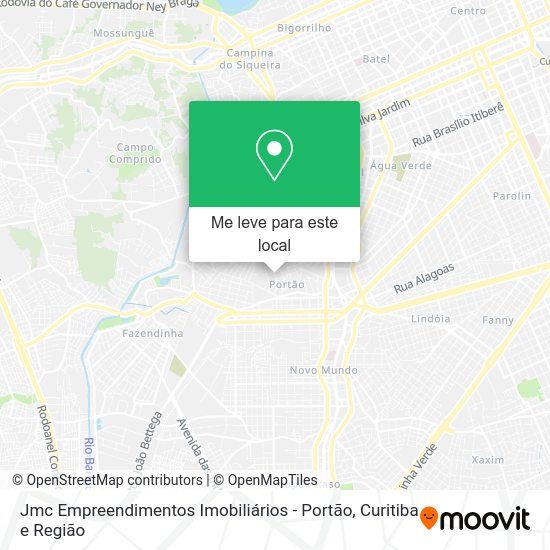 Jmc Empreendimentos Imobiliários - Portão mapa