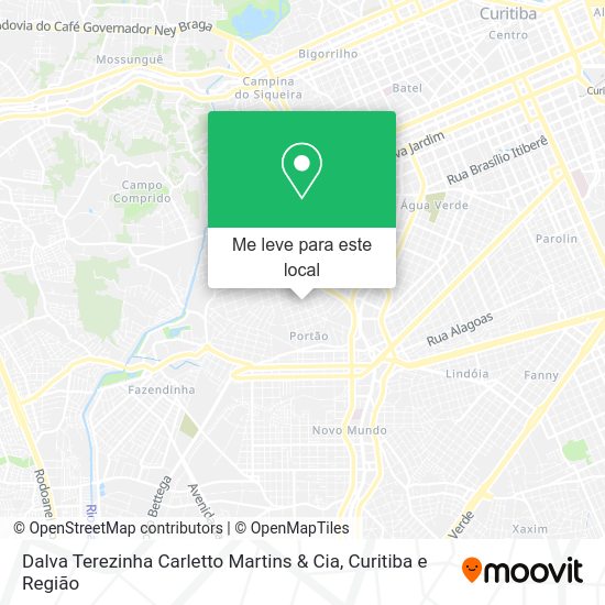 Dalva Terezinha Carletto Martins & Cia mapa