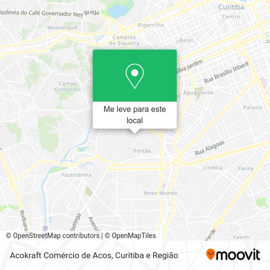Acokraft Comércio de Acos mapa